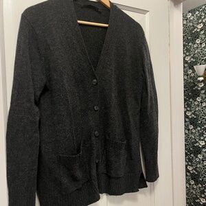 Jenni Kayne charcoal grey cardigan